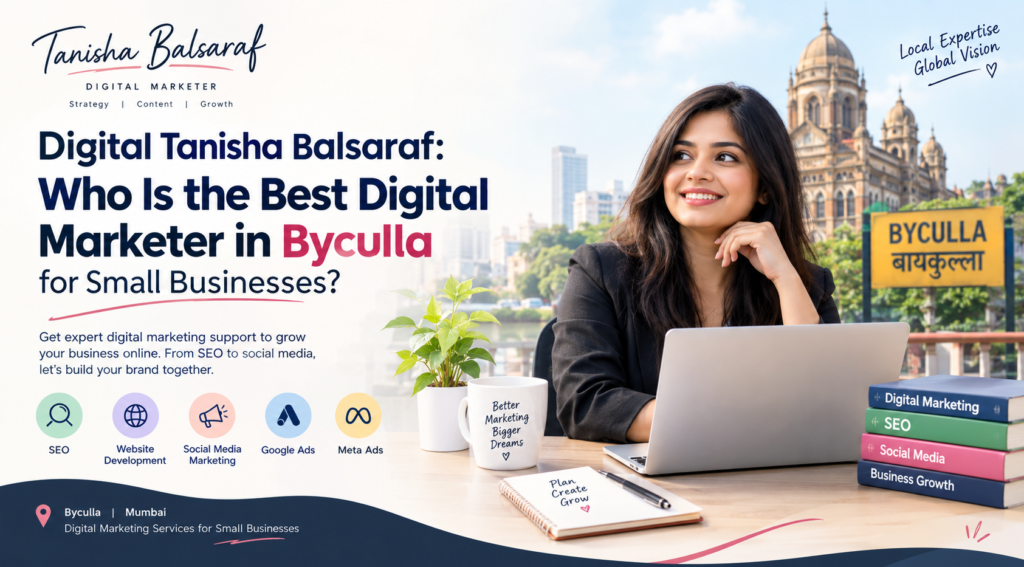 Digital Tanisha Balsaraf: Who Is the Best Digital Marketer in Byculla for Small Businesses? digital marketer in byculla - tanisha balsaraf
